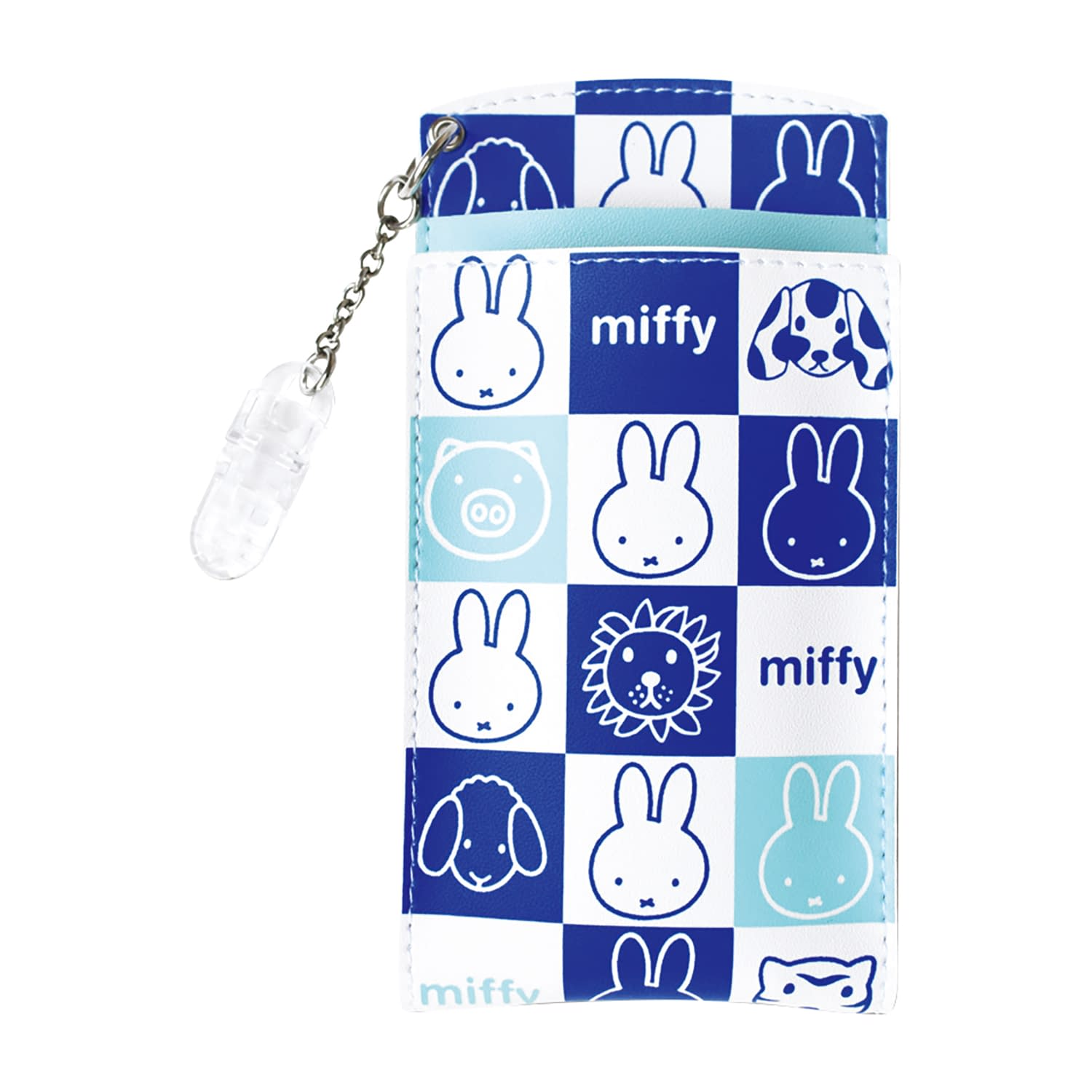 ミッフィー胸ポケットペンケース ST-ZMF0035(ブルー) 1個 セントレディス ブルー 25-6553-04 ペンケース オーガナイザー ポケット用 ペン...