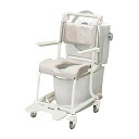 水まわり用車いす(ソフトシート穴なし EWCS605BS(Bタイプ) 1台 TOTO 本体:ペールホワイト、背もたれ/シート:ハーベストブラウン 25-4578...