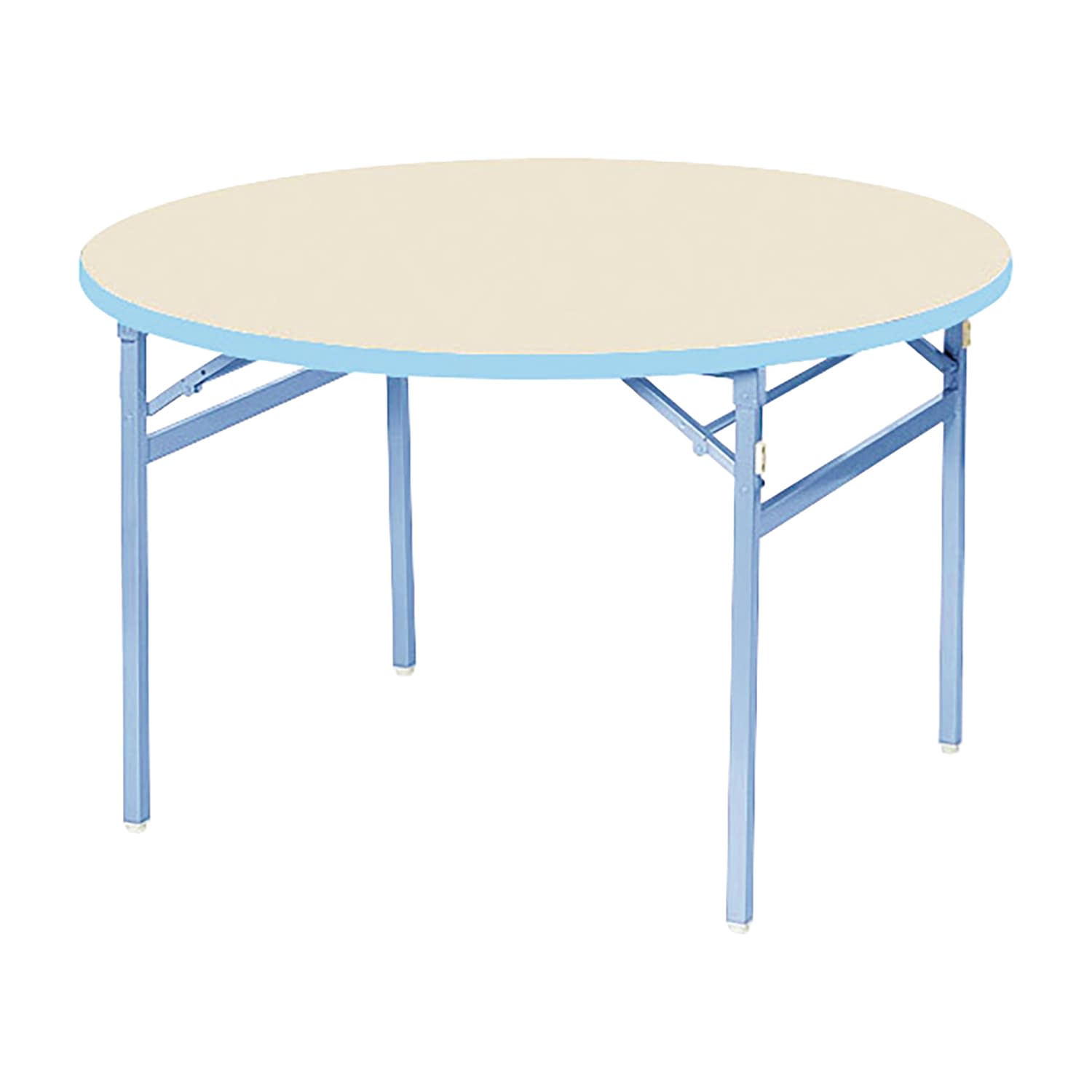 抗ウイルス折畳テーブル KT-C900RS(900X700) 1台 ニシキ工業 ブルー 25-4780-00 テーブル 福祉施設 リハビリテーブル