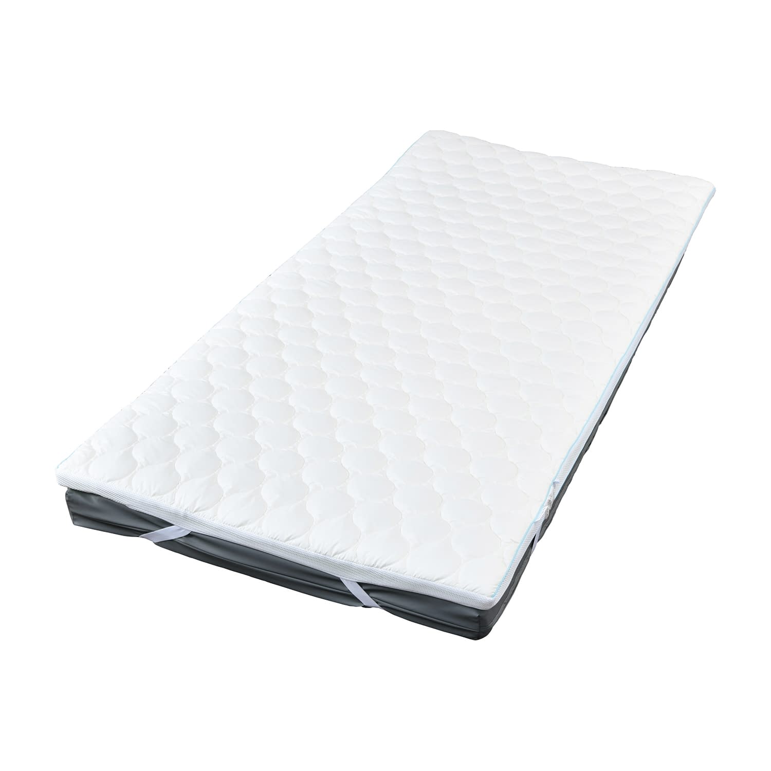 メディックピュアオーバーレイ敷パッド AD02019992(ハード) 1枚 西川 ホワイト 25-5630-00 クッション ..