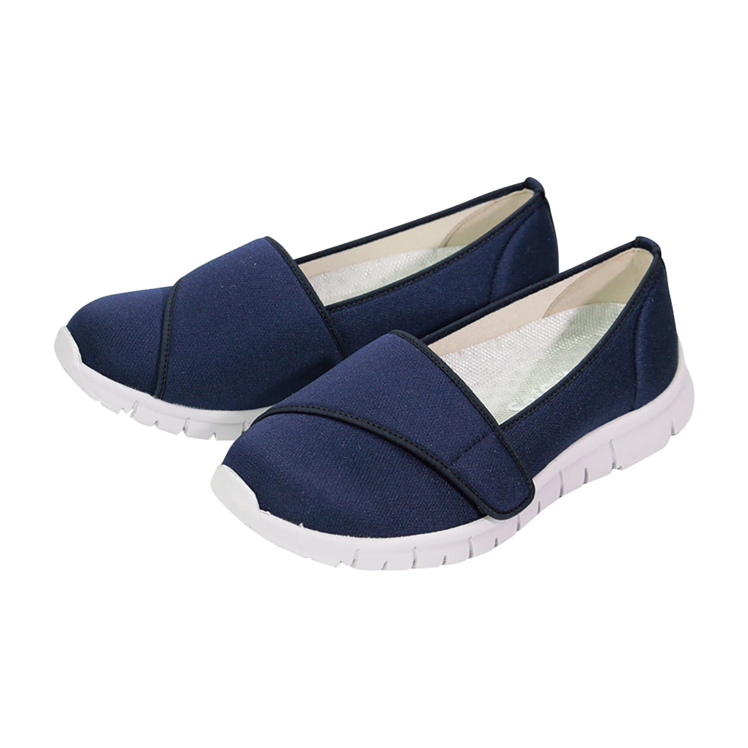 足元応援 WG503α WG503A(L)ネイビー 1足 マリアンヌ ネイビー 25-5807-09 くつ リハビリシューズ シューズ リハビリ