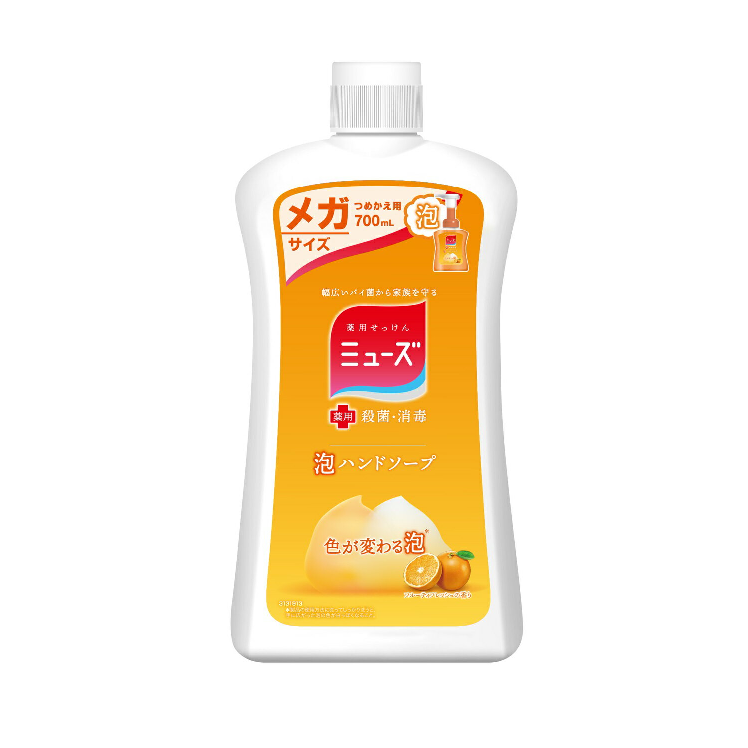ミューズ ハンドソープ 泡 泡ミューズフルーティフレッシュメガサイズ詰替700mL 12個セット