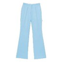 ルコック ブーツカットパンツ UQW2011-4 (アクアブルー) 明石SUC 医療 看護