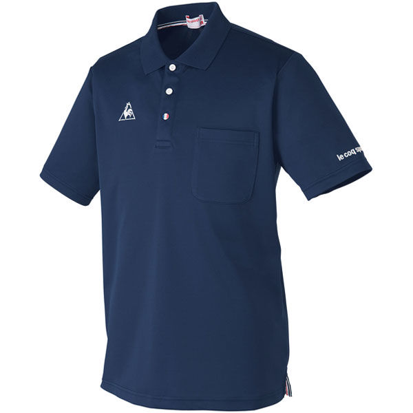 ルコック 兼用半袖ポロシャツ UZL8022-5 (ネイビー) 明石SUC 医療 看護