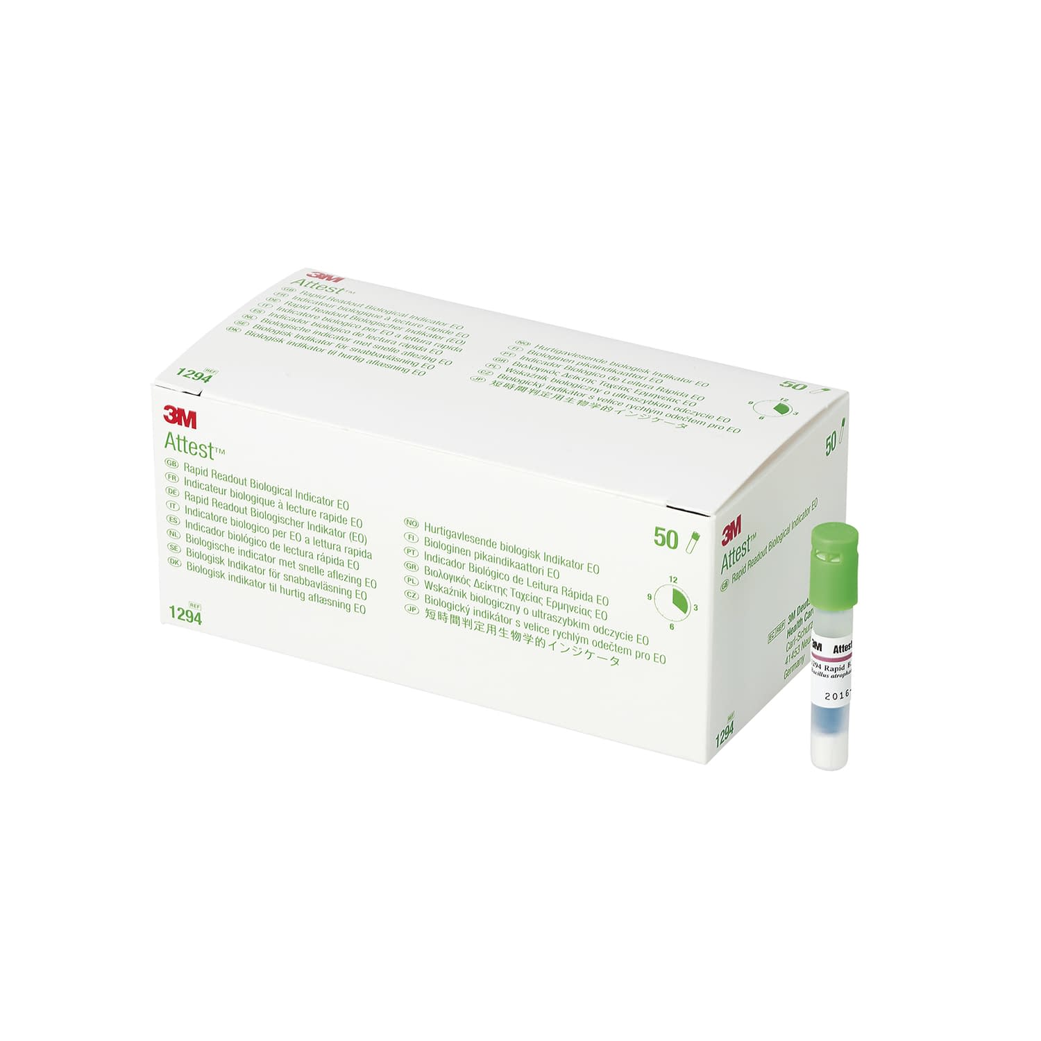 アテスト 短時間判定用生物学的インジケータ（EOガス滅菌用）