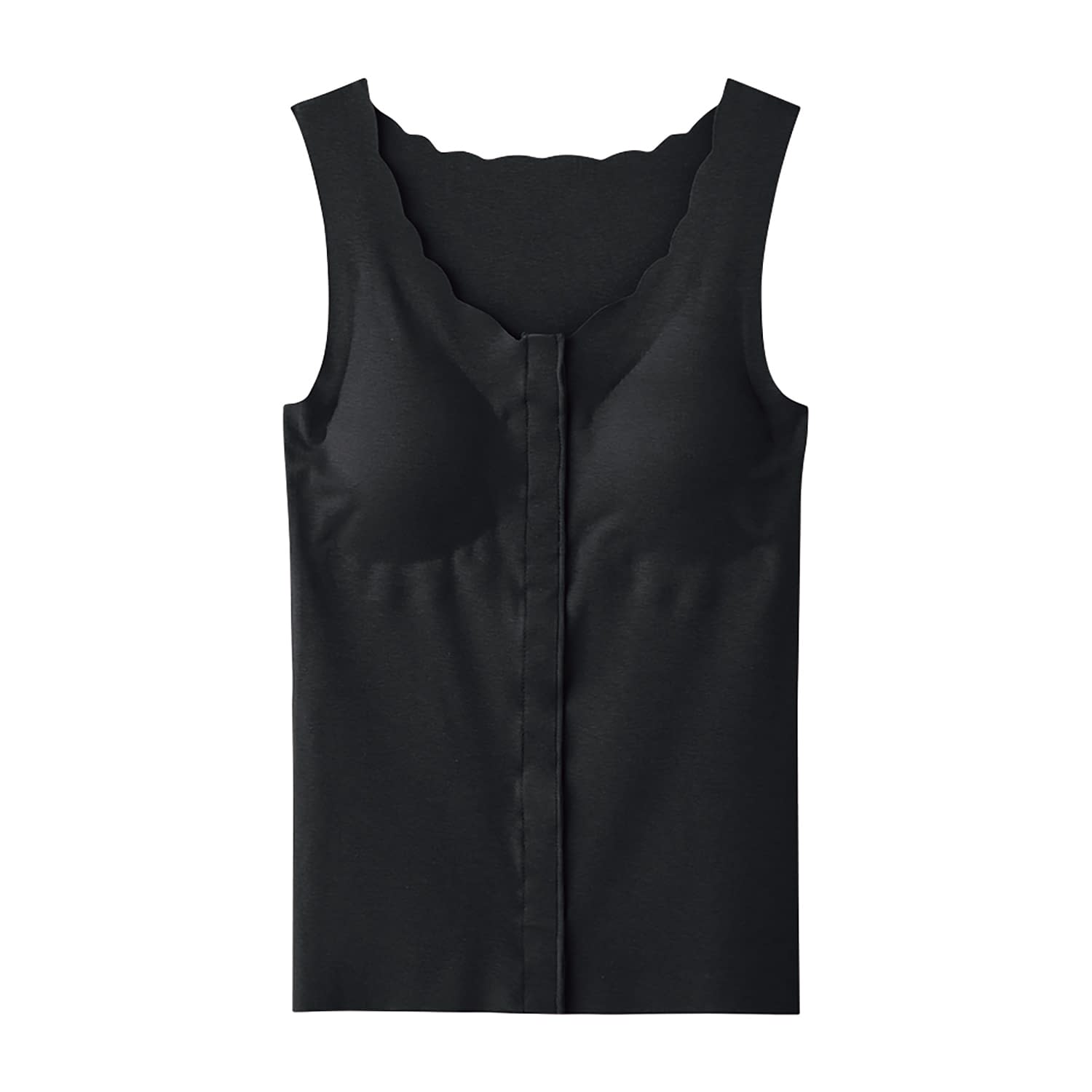 前あきカップ付タンクトップ