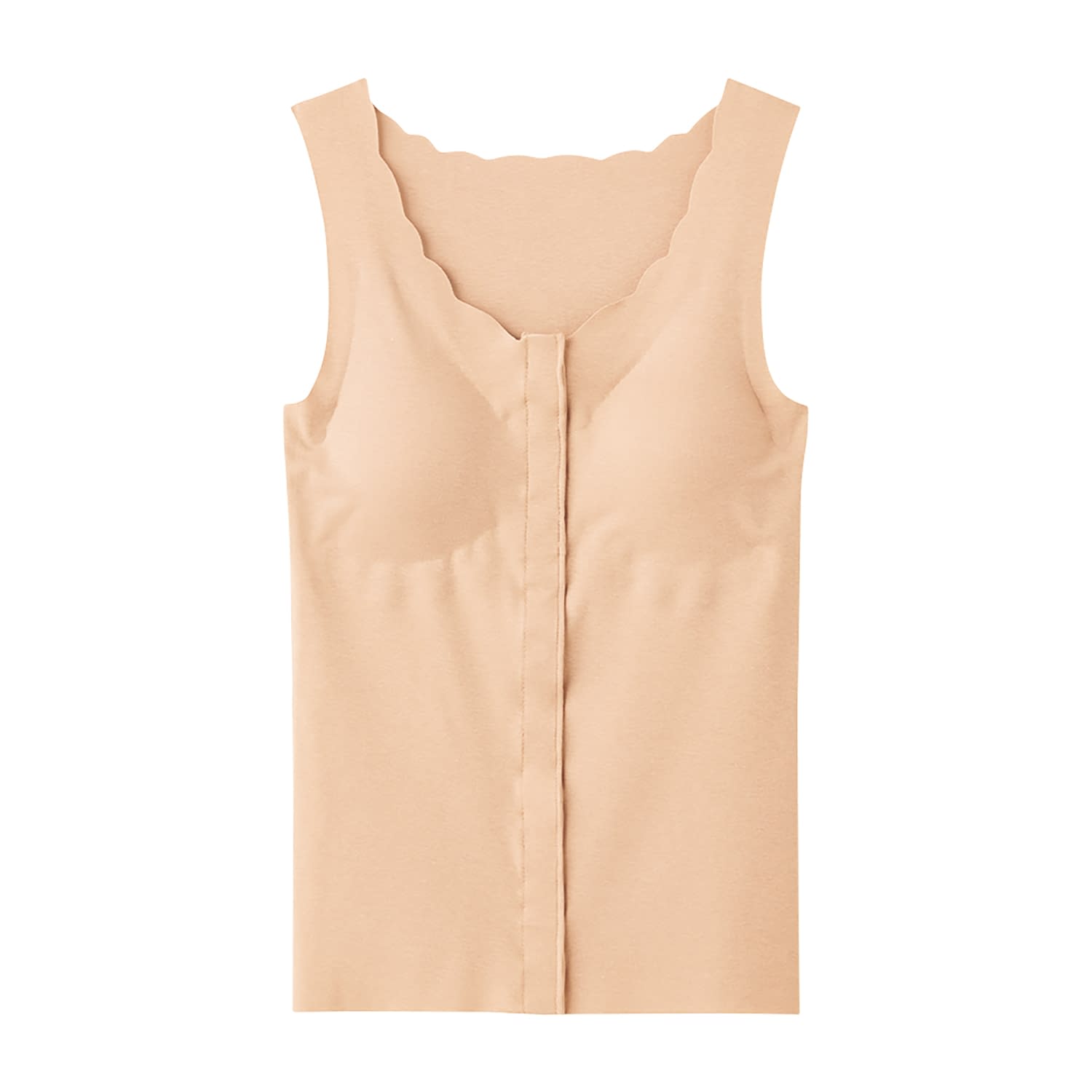 前あきカップ付タンクトップ