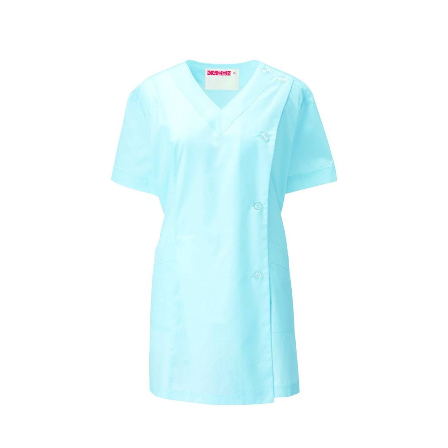 女子V衿調理衣　半袖(4)