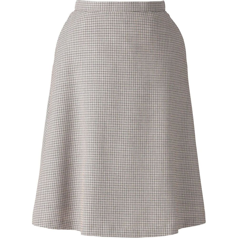 フレアスカート 19号 EAS795-63(ブラウンチェック)(4)