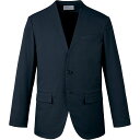 ノーカラージャケット(メンズ用) S NAD019-2(ネイビー)