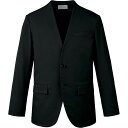 ノーカラージャケット(メンズ用) L NAD019-10(ブラック)
