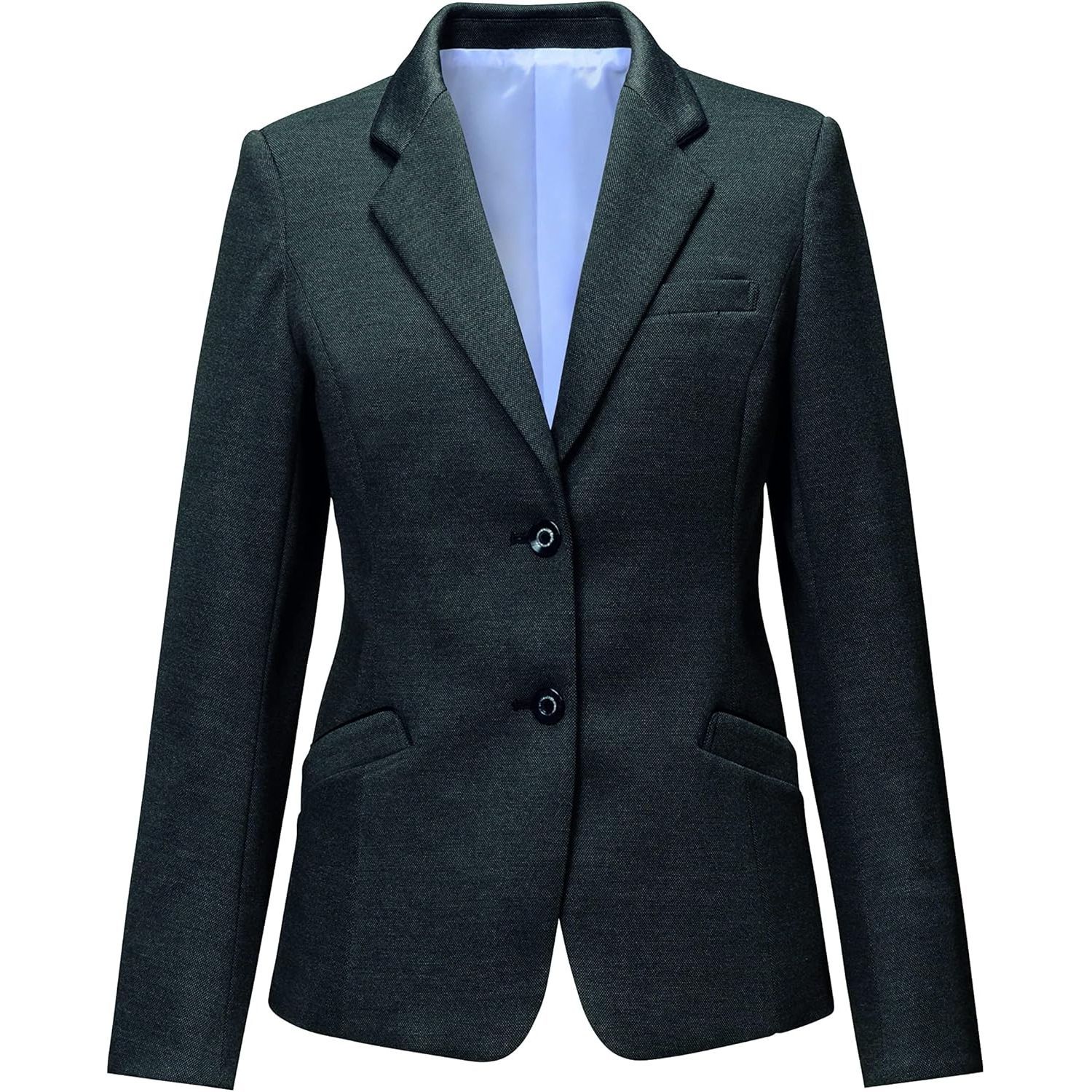 ジャケット(レディス用) 13号 EAJ855-5(チャコールグレー)(4)