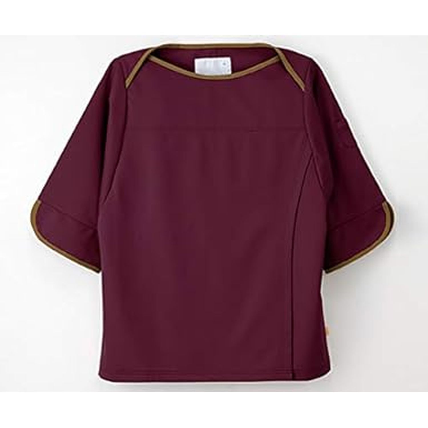 検診衣上衣 患者衣 23-7832-0204 ボルドー ナガイレーベン FK-1486(L)