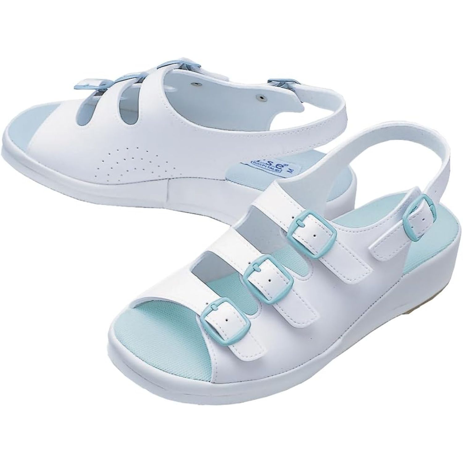 ナースサンダル コンフォート 23-7578-0201 SS(21．0〜21．5cm) 270-2(ブルー)