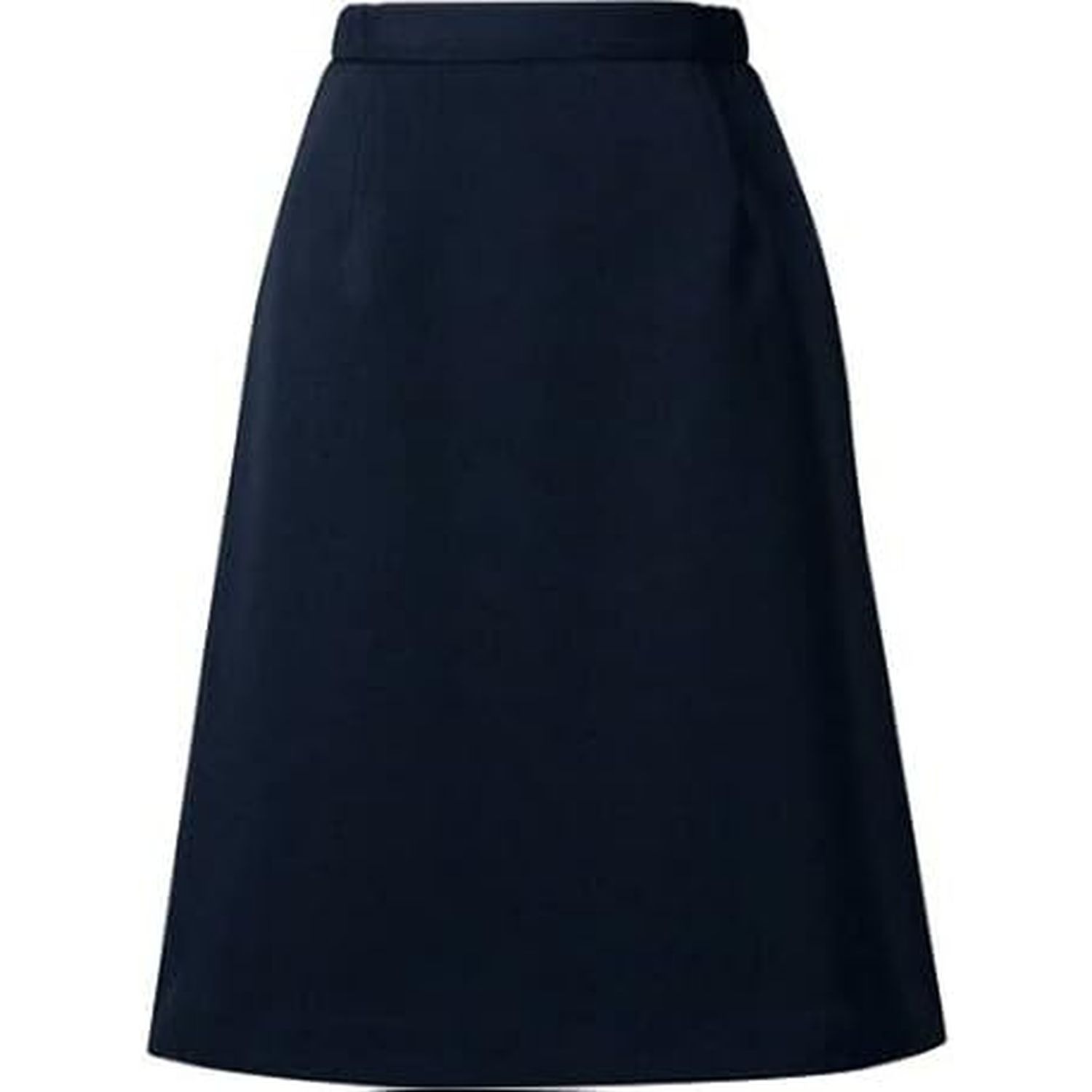 脇ゴムAラインスカート 17号 FS46001-7(ネイビー)