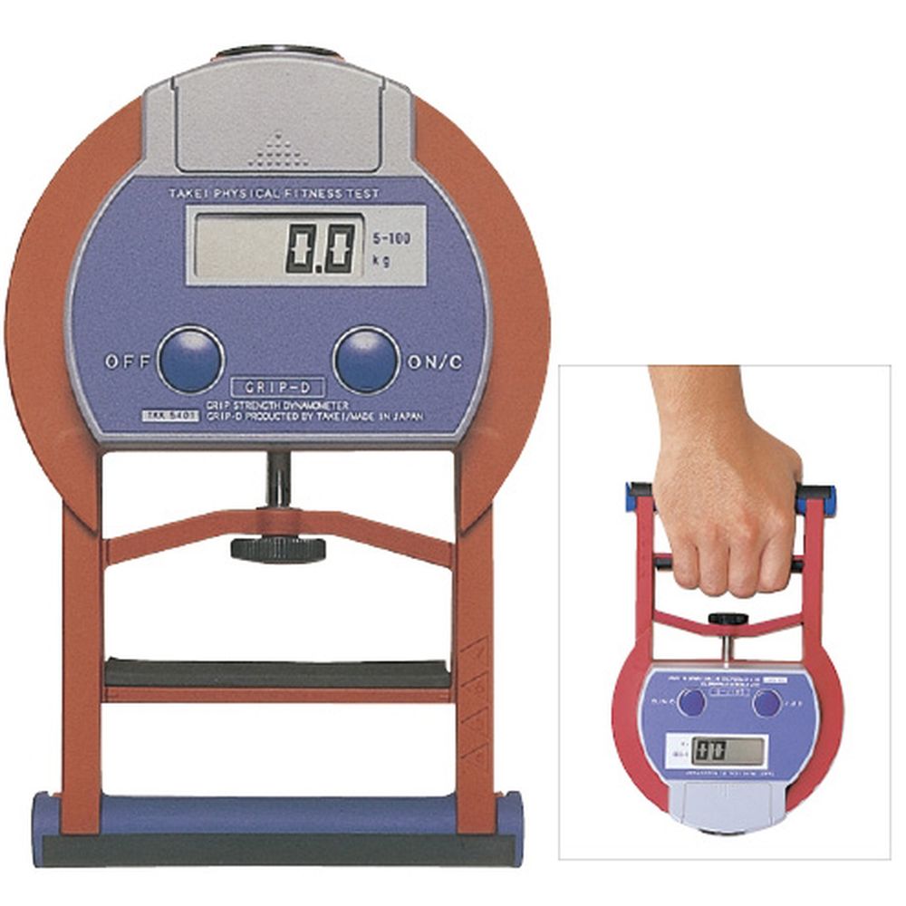 デジタル握力計 グリップD TKK-5401 竹井機器工業 握力計 02-3770-00 握力測定 デジタル 測定 見やすい