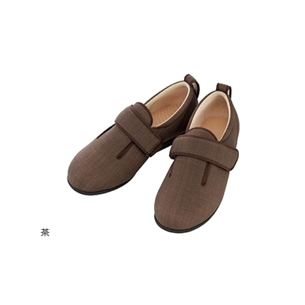 あゆみ ダブルマジックIII（両足）茶 1097（L／23．0-23．5CM） 24-8209-0303 松吉医療総合カタログ｜..