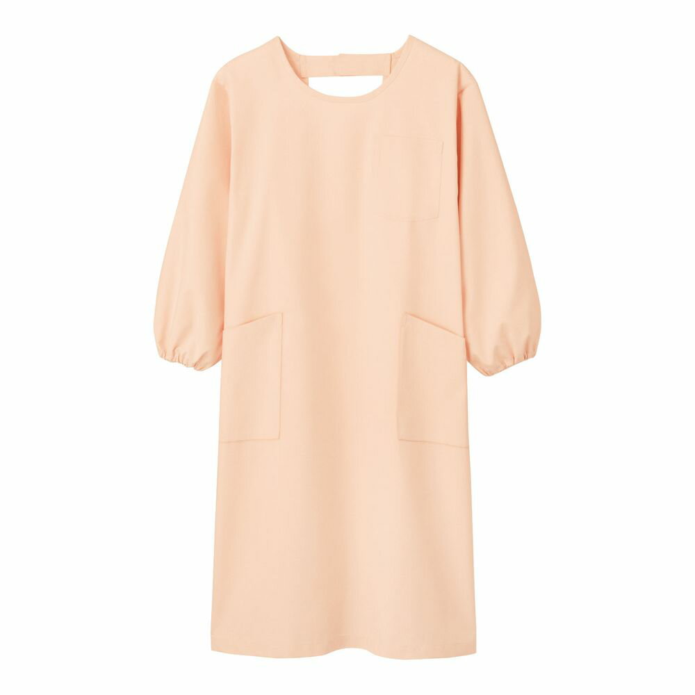 予防衣（男女兼用・長袖）LL 74-409（シェルピンク） 24-8145-0404 松吉医療総合カタログ｜マツヨシ