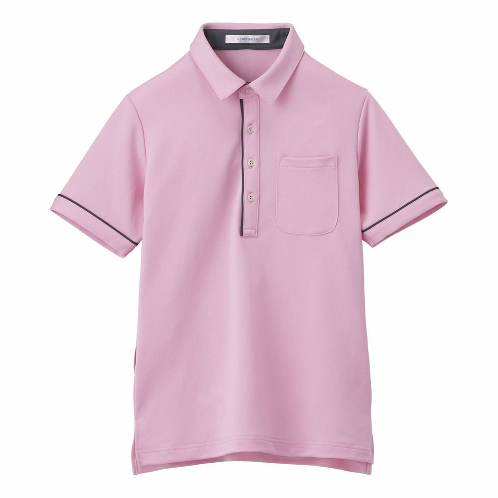 半袖ポロシャツ（男女兼用）M HSP003-9（ブロッサムピンク） 24-8151-0303 松吉医療総合カタログ｜マツヨシ