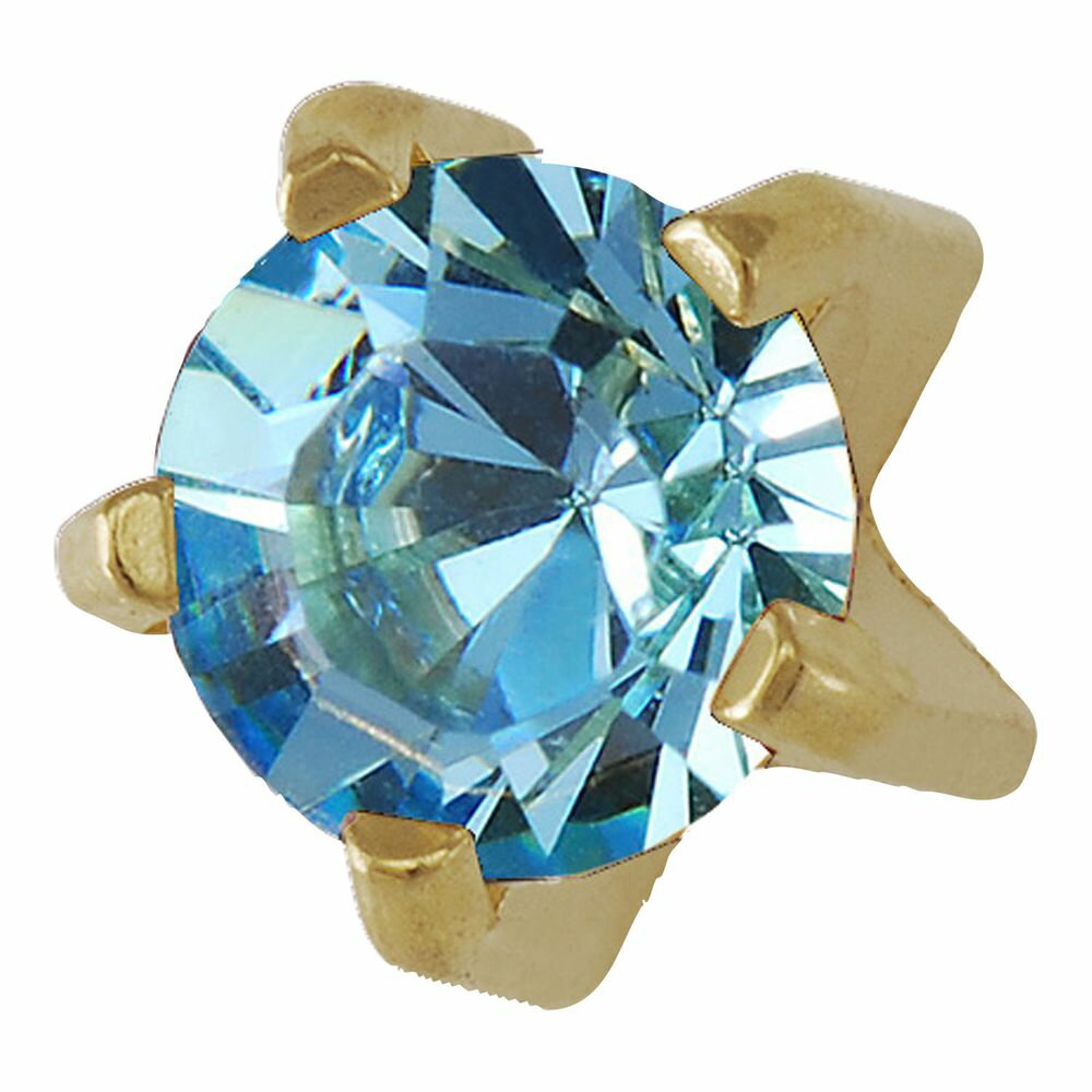 滅菌済セイフティピアッサー（チタン処 7M103ZL（アクアマリン） 24-8553-02 松吉医療総合カタログ｜マ..