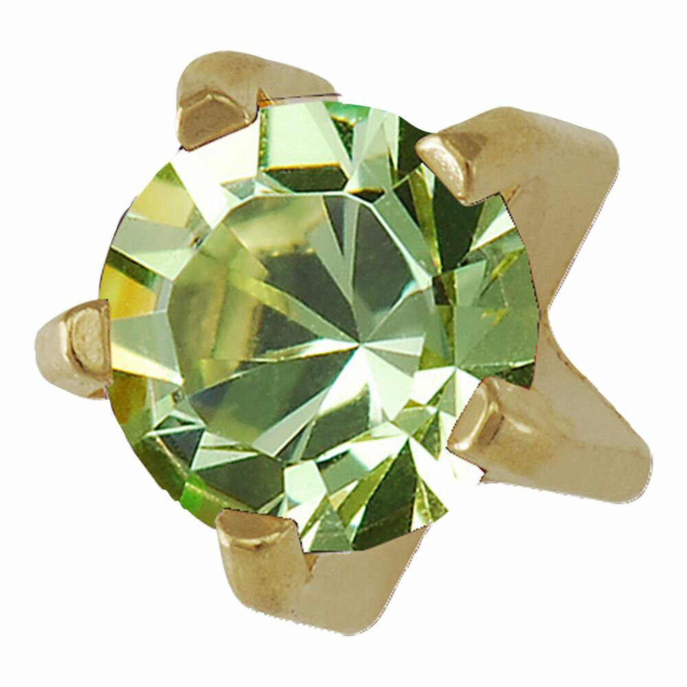 滅菌済セイフティピアッサー（チタン処 7M108ZL（ペリドット） 24-8553-07 松吉医療総合カタログ｜マツ..