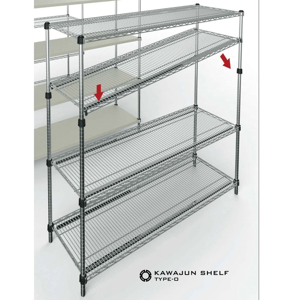 ライトスチールメッシュシェルフ5段 W1482XD627XH1800MM 24-8294-10 松吉医療総合カタログ｜マツヨシ(4.0)