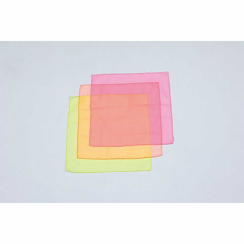 浮遊スカーフ45（3色1組） B-3516(45X45CM) マジックグッズ 手品用品 手品アクセサリー ステージマジッ..