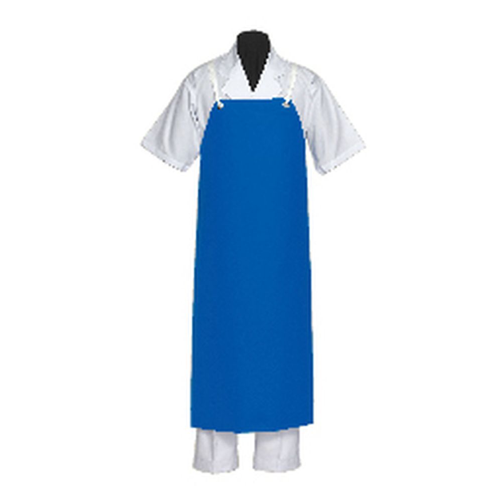 シャバルバ エステル胸付前掛 830(LL) ブルー