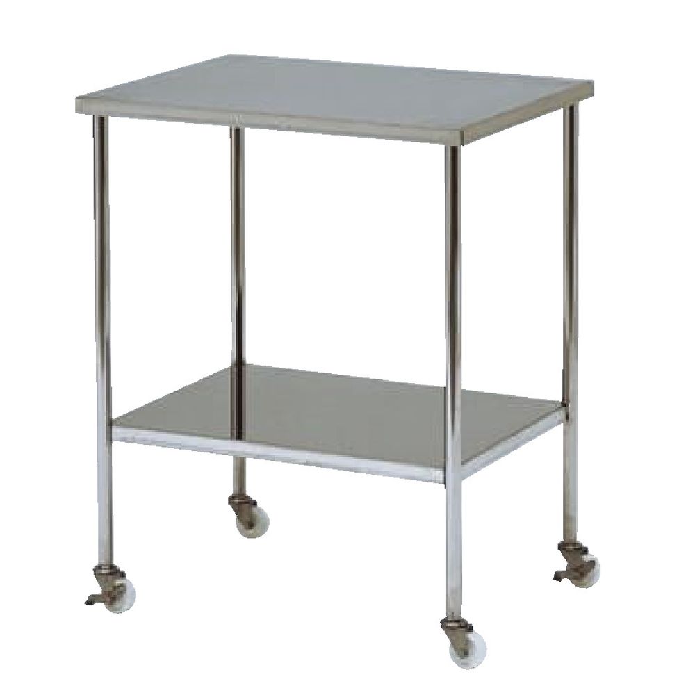 ●キャスター部を除く全ての部品はSUS304製ですので、サビや汚れに耐え清潔にご利用頂けます。●キャスター部を除く全ての部品はSUS304製ですので、サビや汚れに耐え清潔にご利用頂けます。