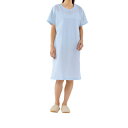 検査衣(男女兼用・半袖・かぶり式) 59-502(サックス) M
