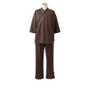 検診衣(男女兼用・8分袖)上衣 79-507(ブラウン) M