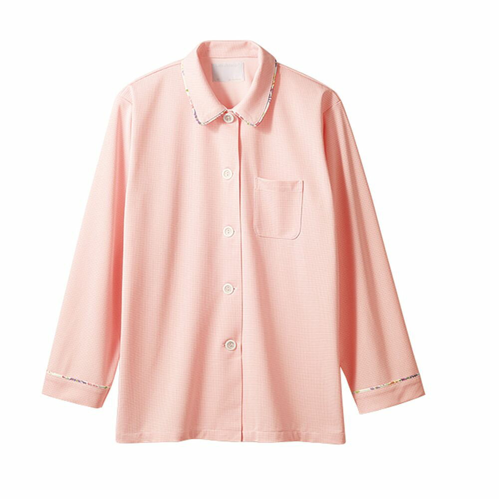 ●住商モンブランの患者衣、上衣、制菌●吸汗●制電加工を付与●「LAURAASHLEY」ブランド、心落ち着かせるやさしいカラー●住商モンブランの患者衣、上衣、制菌●吸汗●制電加工を付与●「LAURAASHLEY」ブランド、心落ち着かせるやさし...