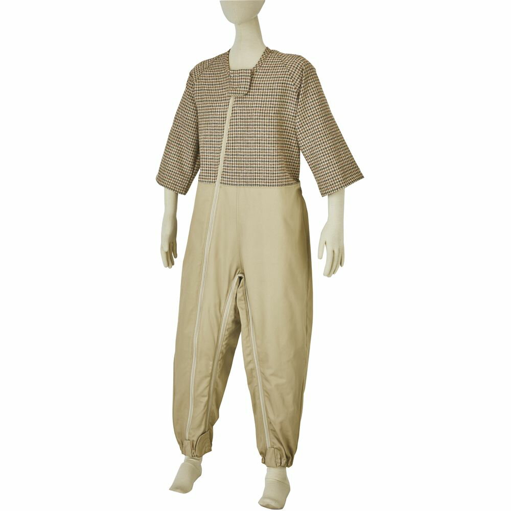 ビンテージツイルWファスナー?型 4600(LL)ホックカバーツキ ホワイト