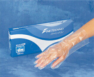 FTポリエチソフト手袋 L 100枚入 FT960-L