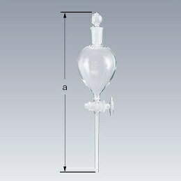 共通分液ロート 球形 50mL 柴田 014210-50