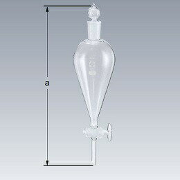 共通分液ロートスキーブ形 100mL 柴田 014230-100