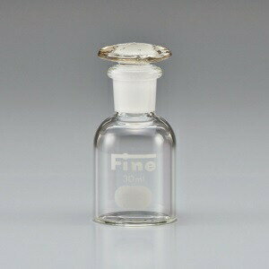 Fine細口共通試薬瓶 硬質 透明 30mL 1