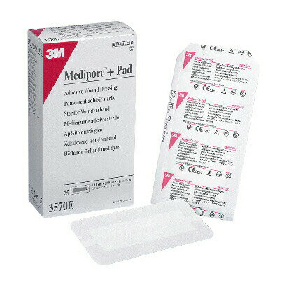 【国内正規品】3M メディポアプラスパッドドレッシング 3570E 10X20CM 25マイ ドレッシング材 25-3579-..