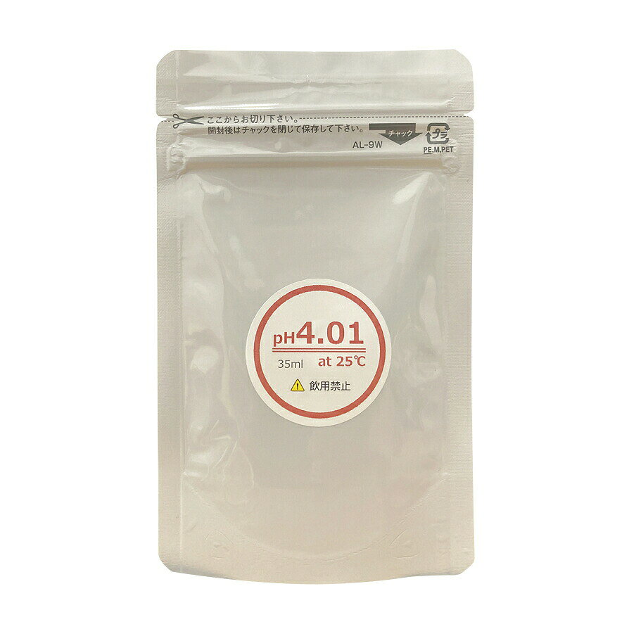 フタル塩酸pH標準液 6401-30 35ML 5フクロ 24-9927-00 佐藤計量器製作所