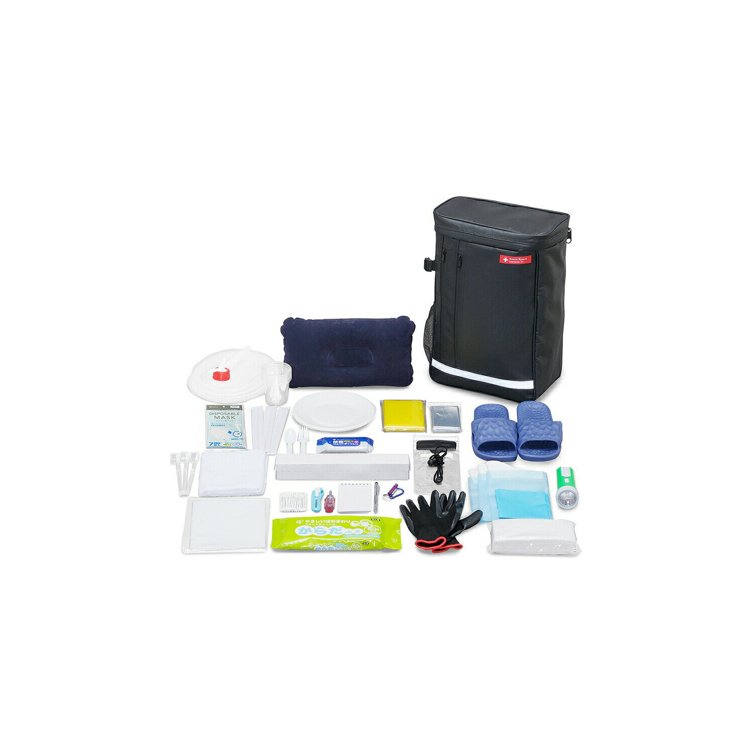 防災セット 1人用 27点セット BS1-27 緊急避難セット 25-3148-00 アイリスオーヤマ