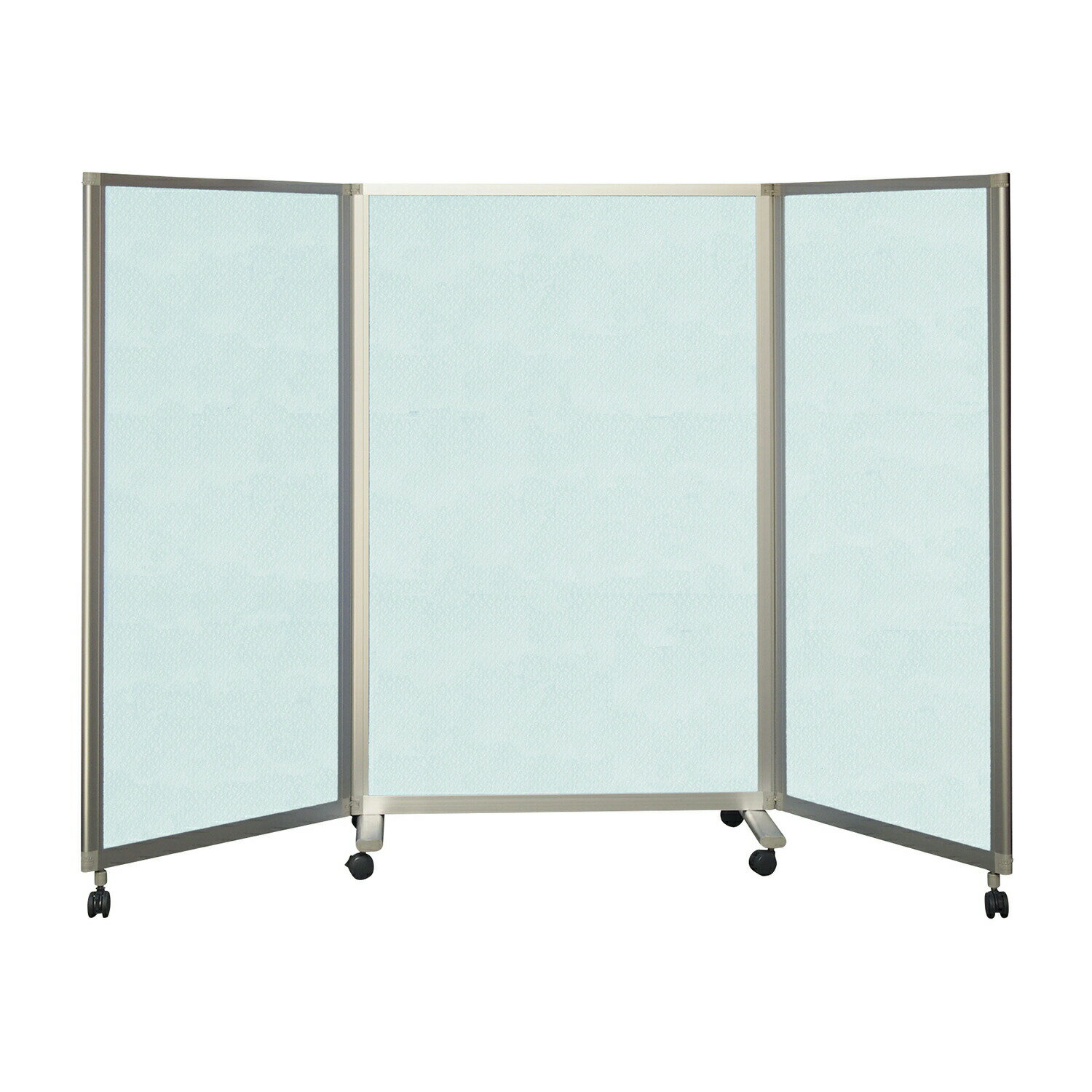 吸音3連スクリーン 抗ウイルス・制菌 FTSV211414 ブルー 25-3040-02 東京ブラインド工業