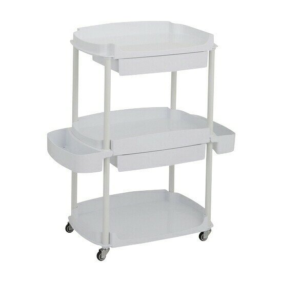 ワイドワゴンA FV-133 ホワイト カート 回診車 25-2586-01 フィフティ・ヴィジョナリー