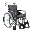 車いす モダン Aスタイル KMD-A22-40-M/SR アルミ製 25-2358-00 カワムラサイクル