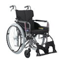 車いす モダン Aスタイル KMD-A22-40-M/SR アルミ製 25-2358-00 カワムラサイクル