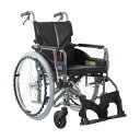 車いす モダン Aスタイル KMD-A22-40-M/SR アルミ製 25-2358-00 カワムラサイクル