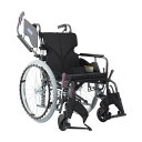 車いす モダン Bスタイル KMD-B22-40-M/SR アルミ製 25-2358-01 カワムラサイクル