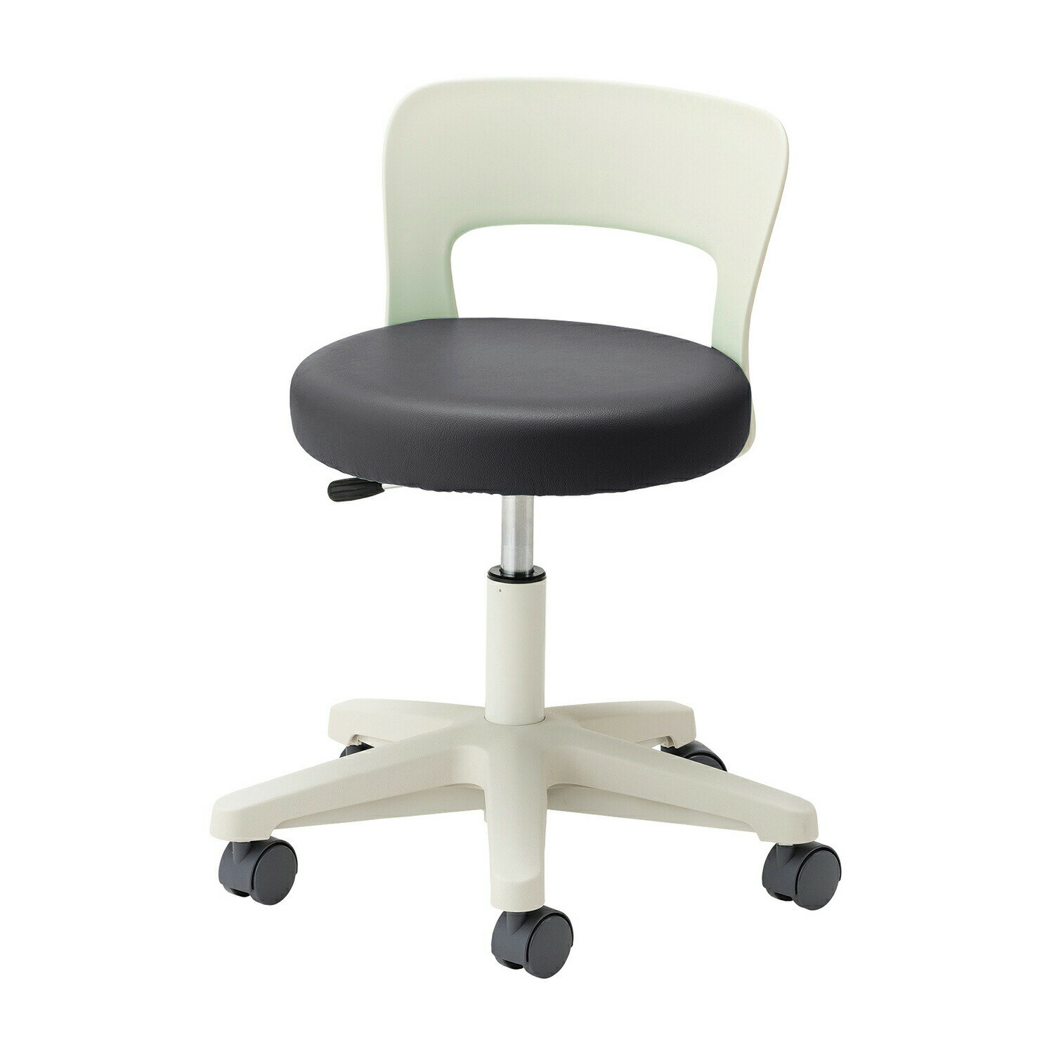 マツヨシ ナースチェア 背付 MY-N3240R 25-2566-00 マツヨシ