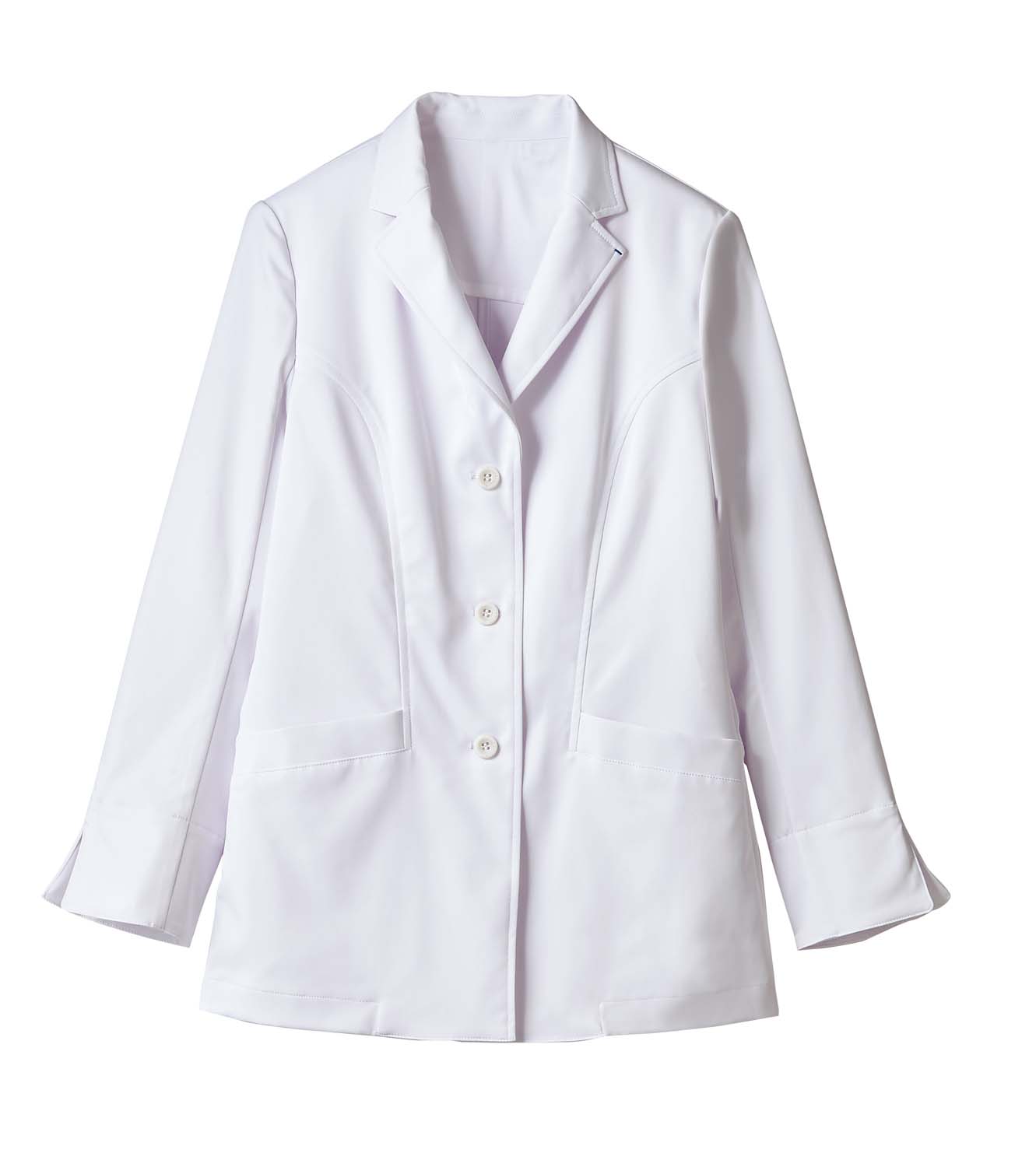 ドクターコート(レディス長袖ショート JK114-11 住商モンブラン 医療用 病院 介護 ナース ドクター 看護師