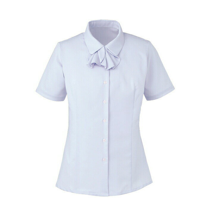 半袖ブラウス ESB444 ブルー カーシーカシマ