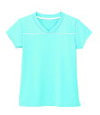 VネックTシャツ 男女兼用 HM1589-6 ソーダ カーシーカシマ